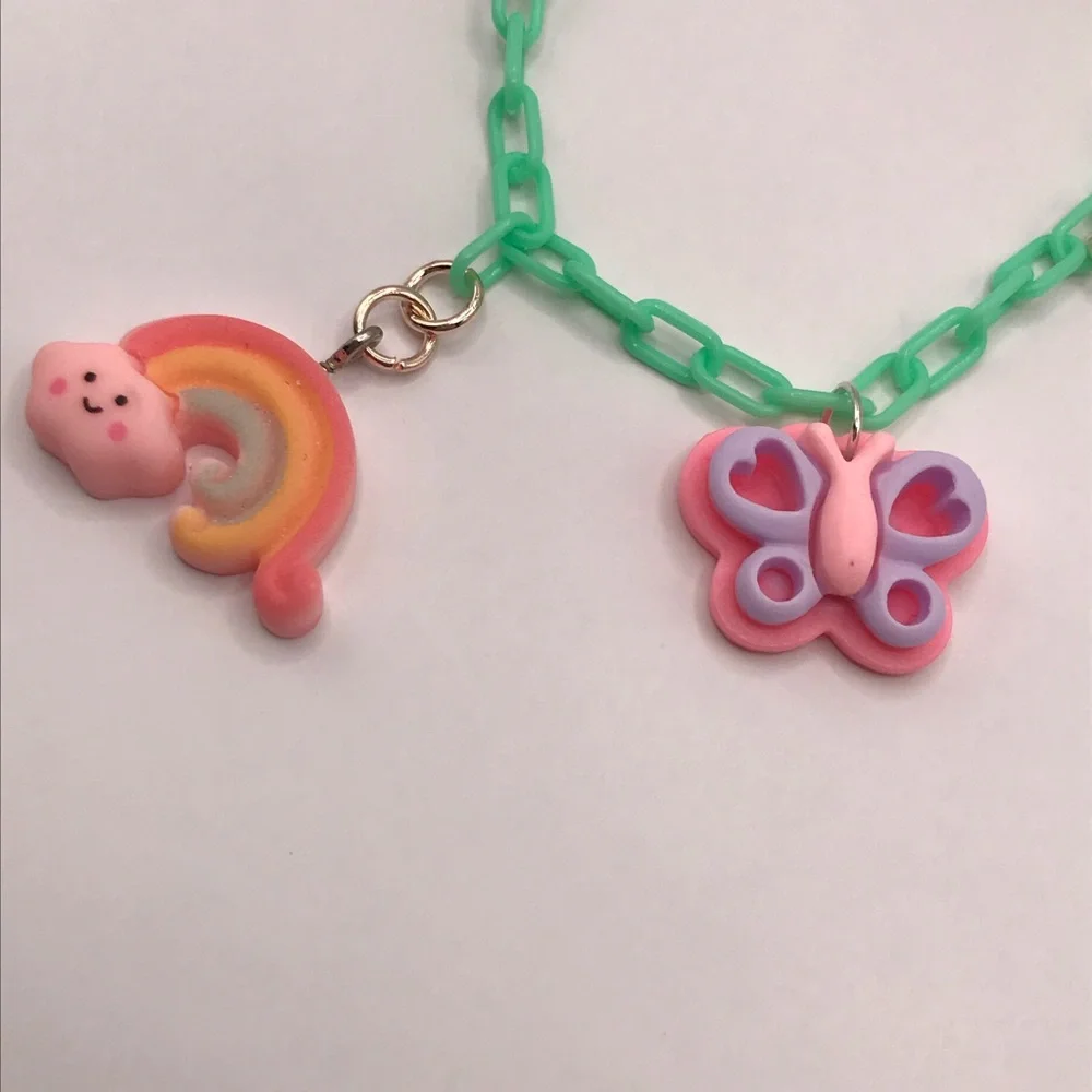 Handmade Kawaii Resin Charm Bracelet - Picture 3 of 6